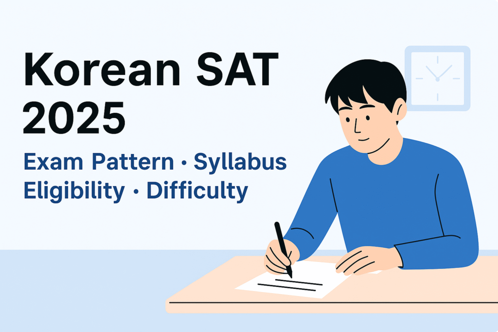 Korean SAT 2025: Exam Pattern, Syllabus, Eligibility & Difficulty
