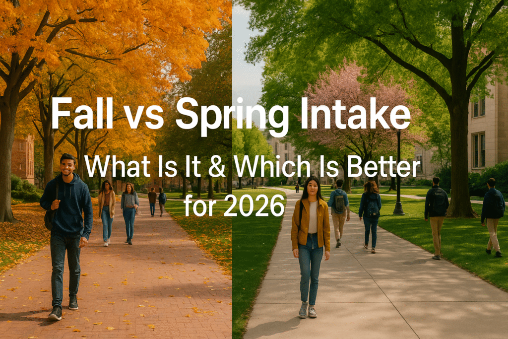 Fall or Spring Intake: Which One Should You Choose for 2026 Admissions?