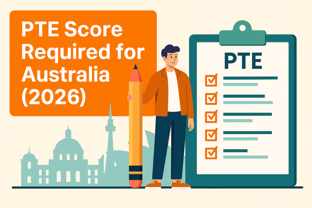 PTE Score Required for Australia in 2026