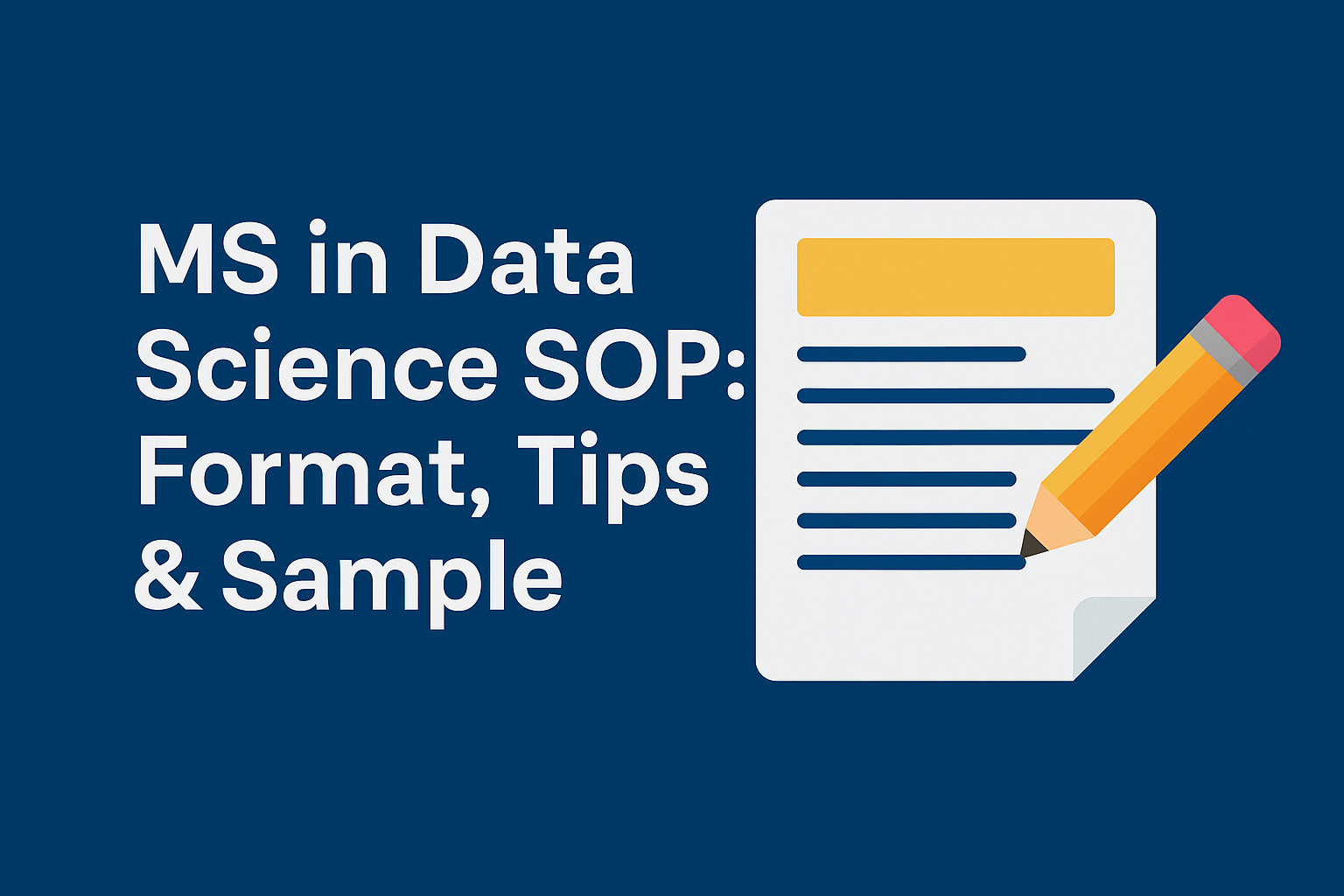 MS in Data Science SOP: Format, Tips & Sample