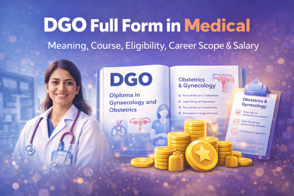 DGO Full Form in Medical | Meaning, Course, Eligibility, Career Scope & Salary