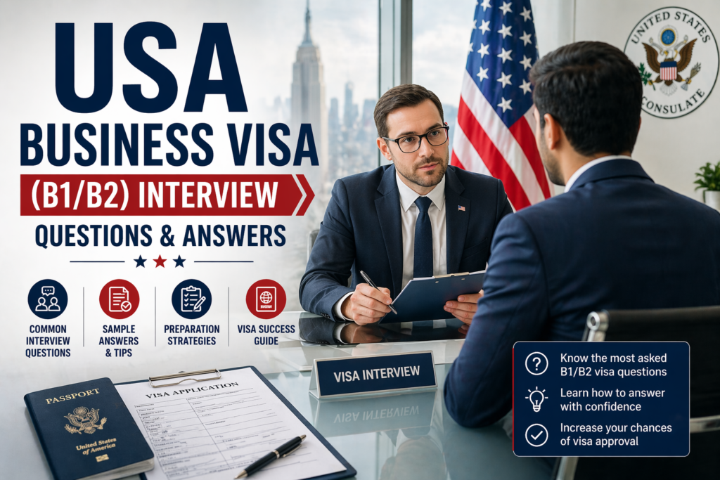 US Business Visa (B1/B2) Interview Questions & Answers